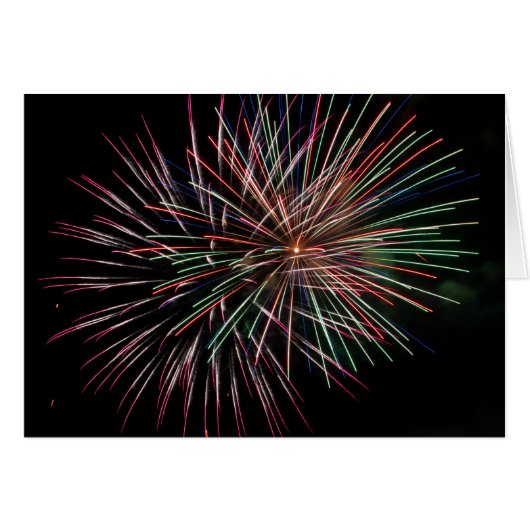 Multi colored fireworks (Front Horizontal)