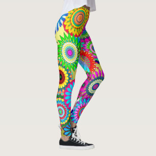 Multi-Colored Floral/Leggins Leggings