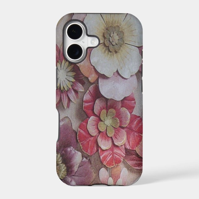 MULTI-COLORED FLOWERS Case-Mate iPhone CASE (Back)