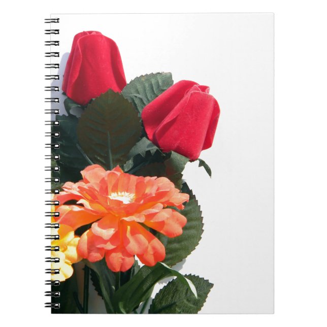 Multi-Colored Flowers Notebook (Front)