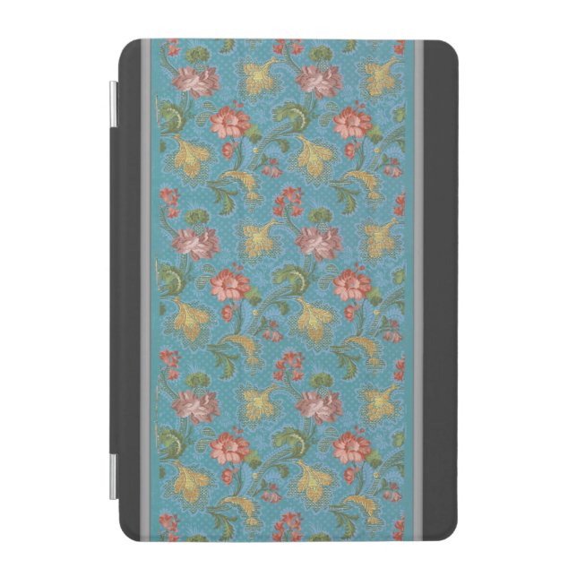 Multi-Colored Flowers Pattern iPad Mini Cover (Front)