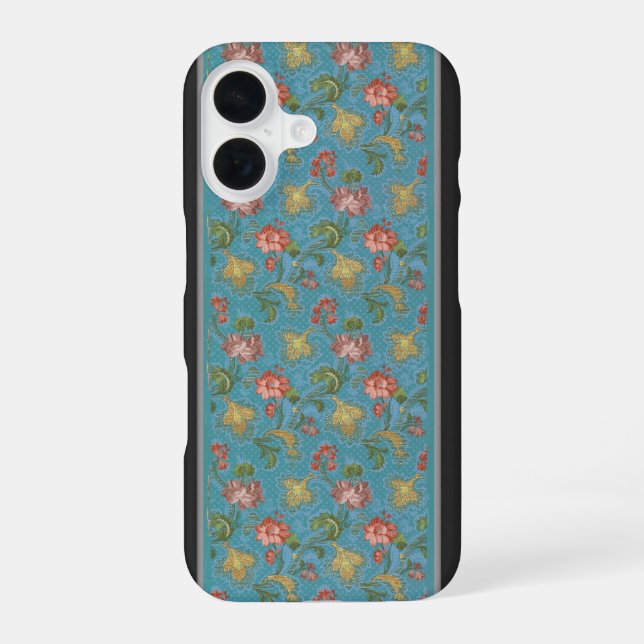Multi-Colored Flowers Pattern Iphone Case (Back)