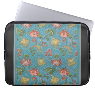 Multi-Colored Flowers Pattern Laptop Sleeve