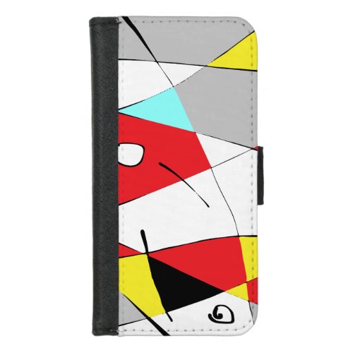 Multi_colored Graphic  iPhone 87 Wallet Case