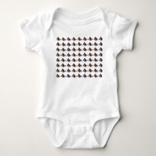 Multi Colored Guinea Pigs,   Baby Bodysuit