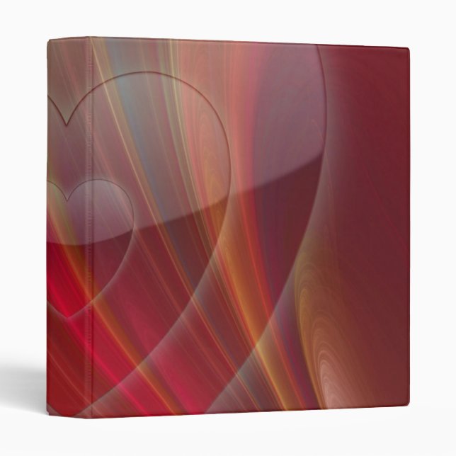 Multi-Colored Heart Binder (Front/Spine)