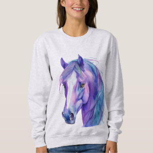Multi-colored Horse  Sweatshirt
