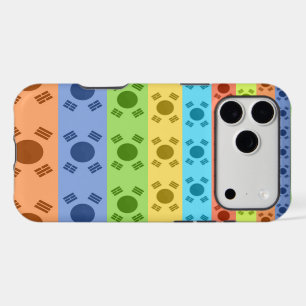 Multi-Colored Korean Flag Art Print iPhone 17 Pro Max Case