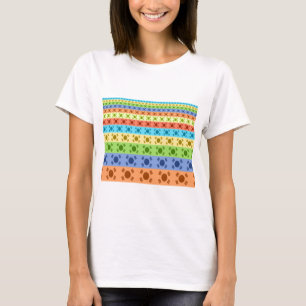 Multi-Colored Korean Flag Art Print T-Shirt