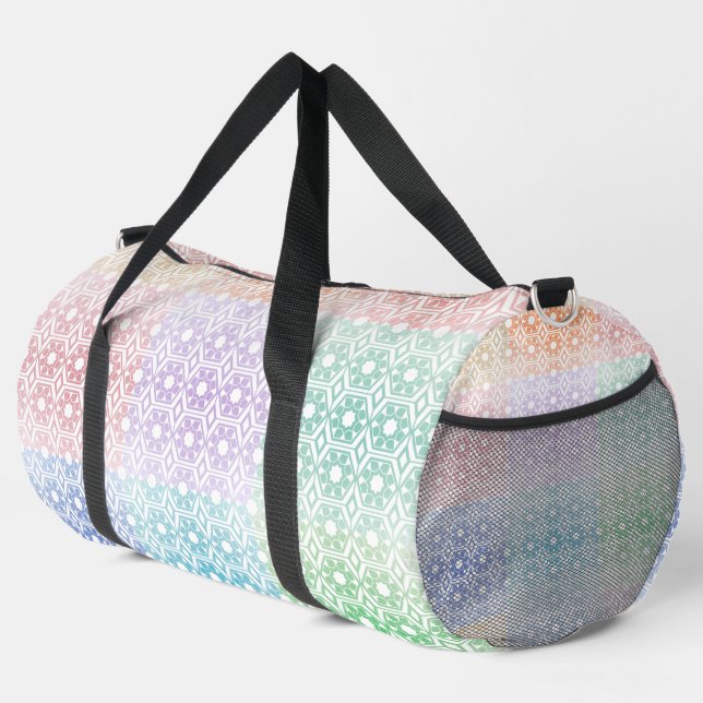 Multi-Colored Large Duffle Bag (Right Corner)