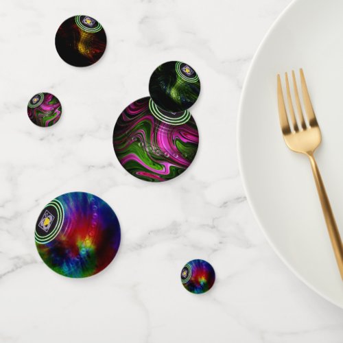 Multi Colored Lawn Bowls Table Confetti