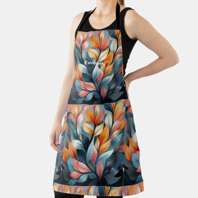 Multi-colored Leaves  Thunder_Cove  Apron (Insitu)