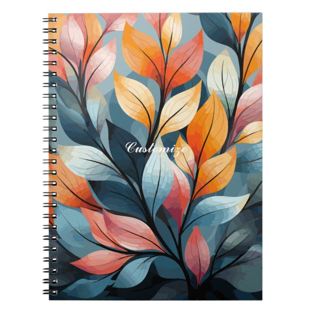 Multi-colored Leaves  Thunder_Cove  Notebook (Front)