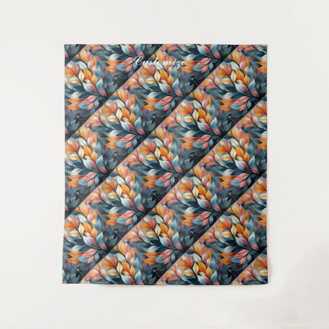 Multi-colored Leaves  Thunder_Cove  Tapestry (Front)