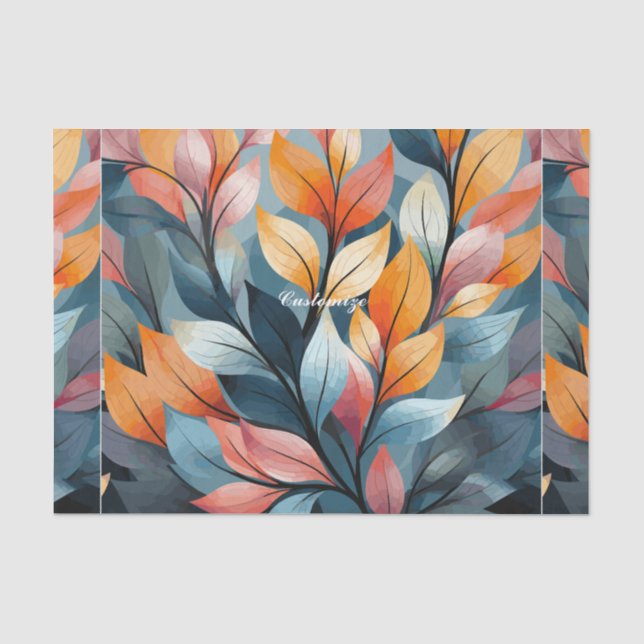 Multi-colored Leaves  Thunder_Cove  Tissue Paper (Front)