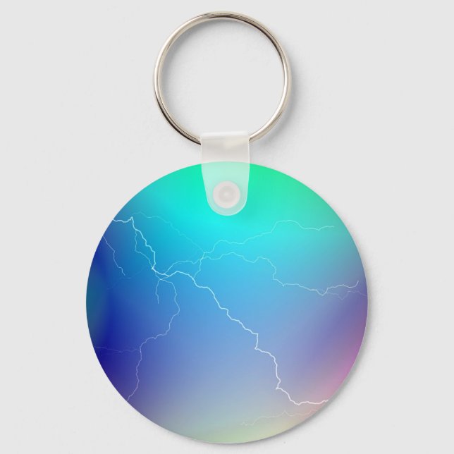 Multi-Colored Lightning keychain (Front)