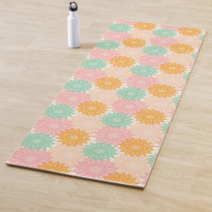 Multi Colored Mandala Illustration Pattern Yoga Mat