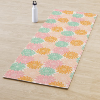 Multi Colored Mandala Illustration Pattern Yoga Mat