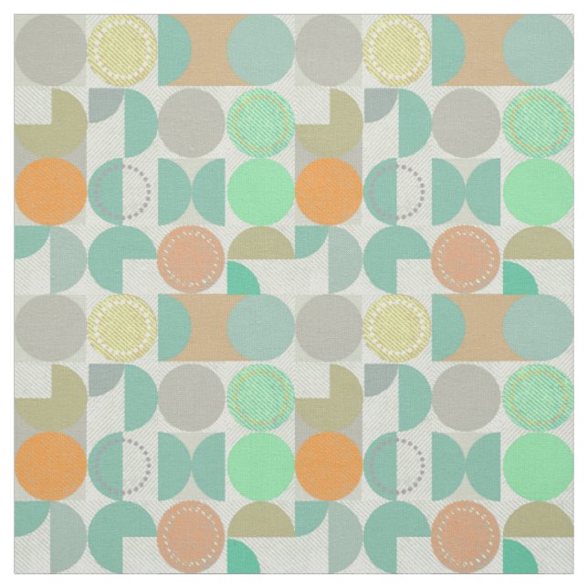 Multi-colored modern geometric pattern. fabric (Swatch)