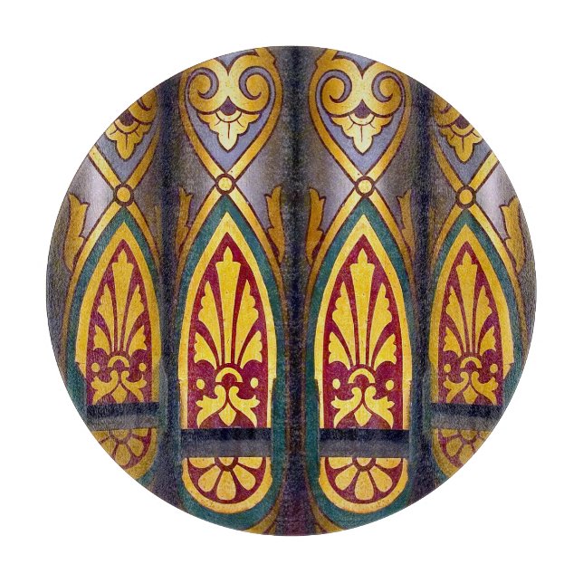 Multi-colored organ pipes cutting board (Front)