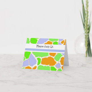 Multi-Colored Party Invitation