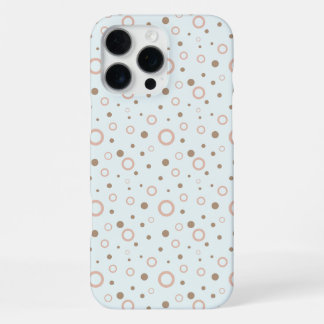 Multi Colored Pattern Circles Light Green Custom iPhone 16 Pro Max Case