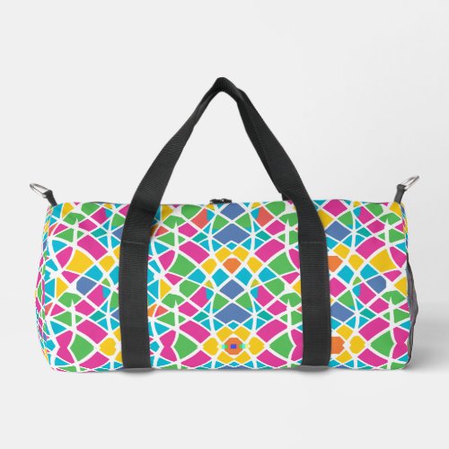 Multi Colored Pattern Custom Photo Favors Bff Duffle Bag