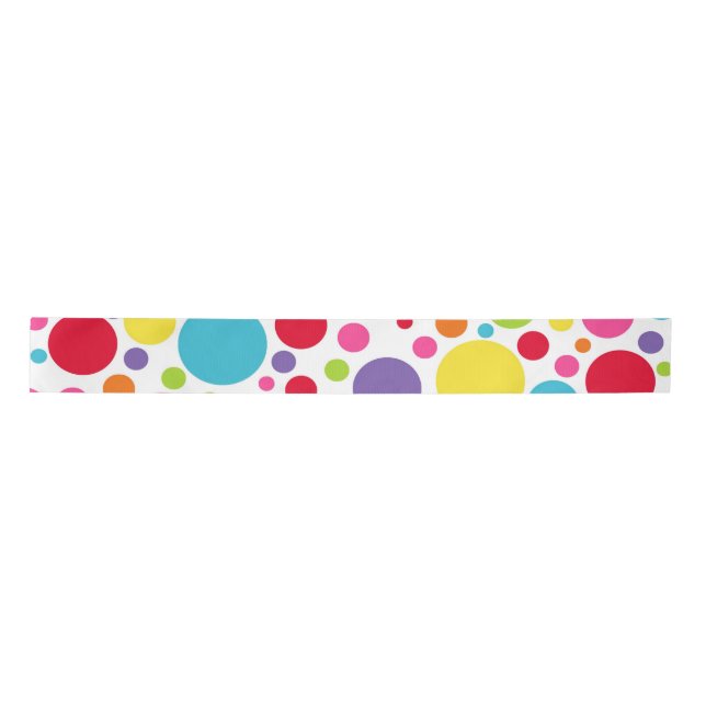Multi Colored Polka Dot Ribbon (Front)