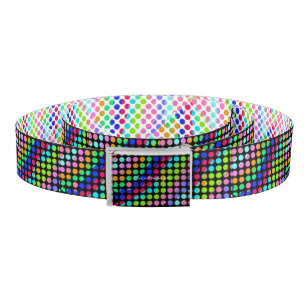 multi-colored polka dots Thunder_Cove stripes Belt