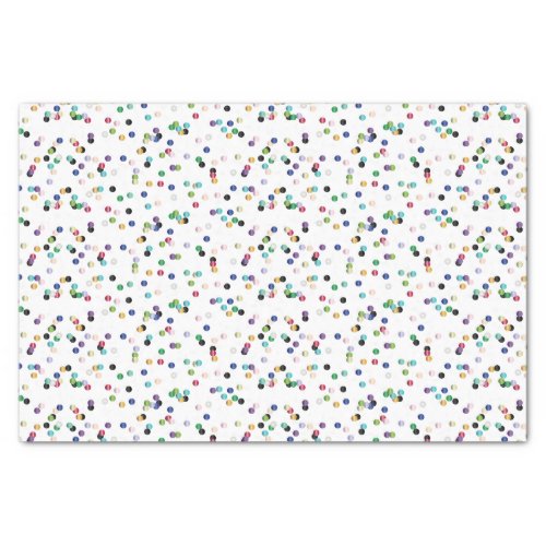 Multi Colored Polka Dots Tissue Paper