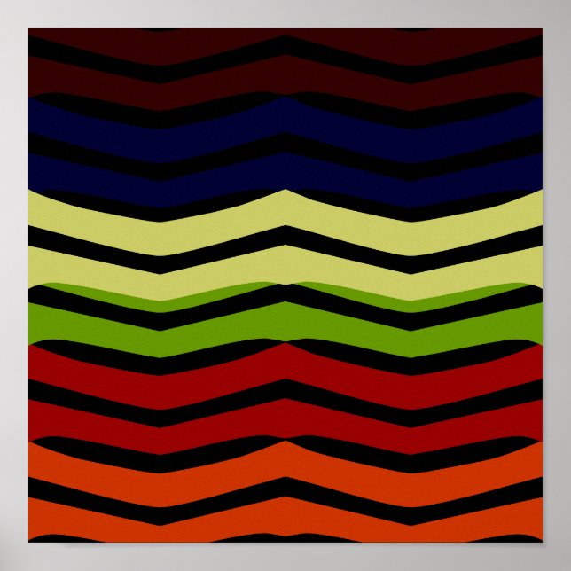Multi Colored Poster (Front)