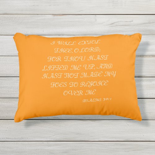 MULTI_COLORED PRAYER OF THANKFULNESS PSALMS 301  OUTDOOR PILLOW