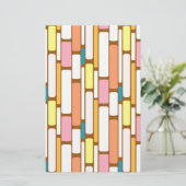 Multi Colored Retro Art (Standing Front)