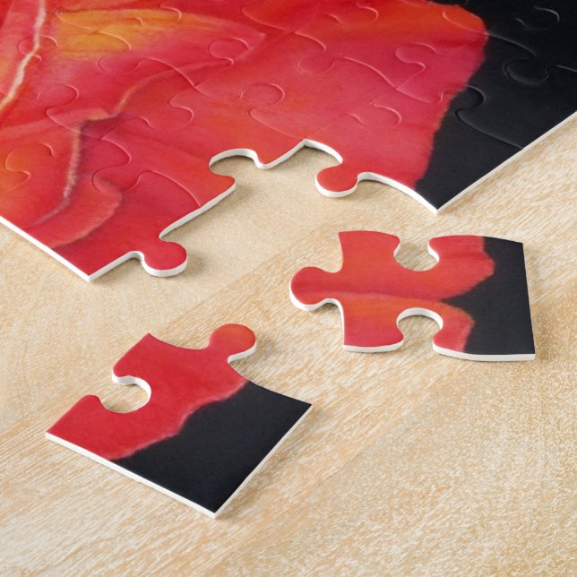 Multi-colored Rose Jigsaw Puzzle (Side)