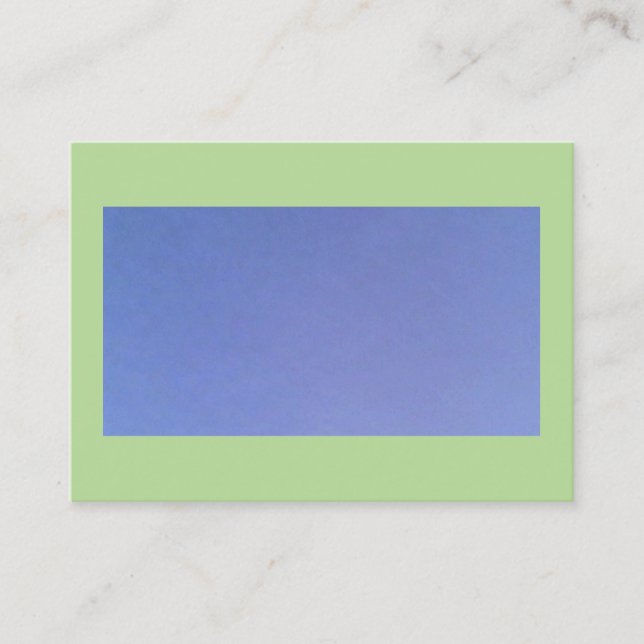 Multi Colored Solid Sky Blue Business Card (Front)