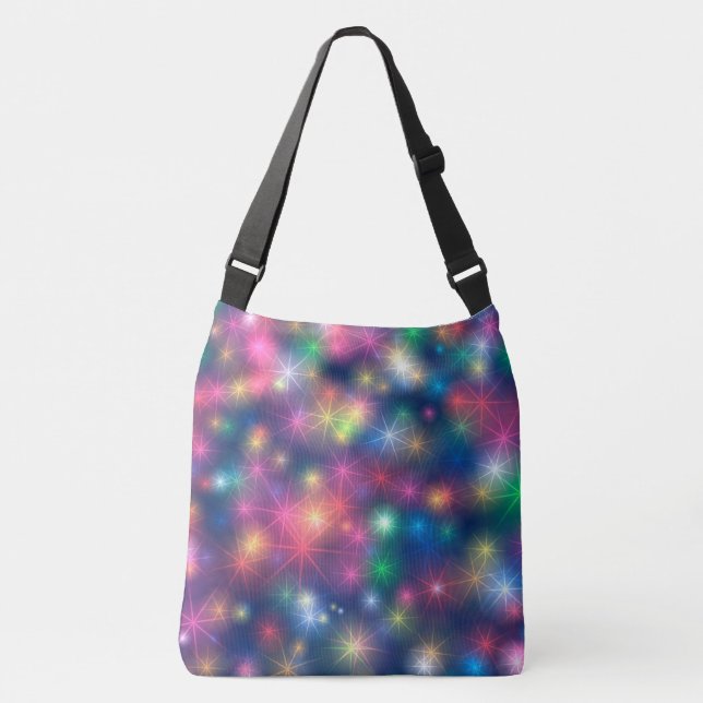 Multi-Colored Stars Crossbody Bag (Front)