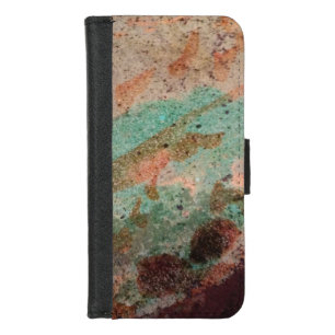 Multi Colored Stone iPhone 8/7 Wallet Case