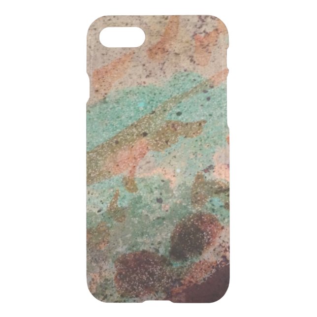 Multi Colored Stone Uncommon iPhone Case (Back)