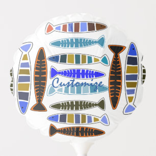 Multi-colored striped fish Thunder_Cove Balloon