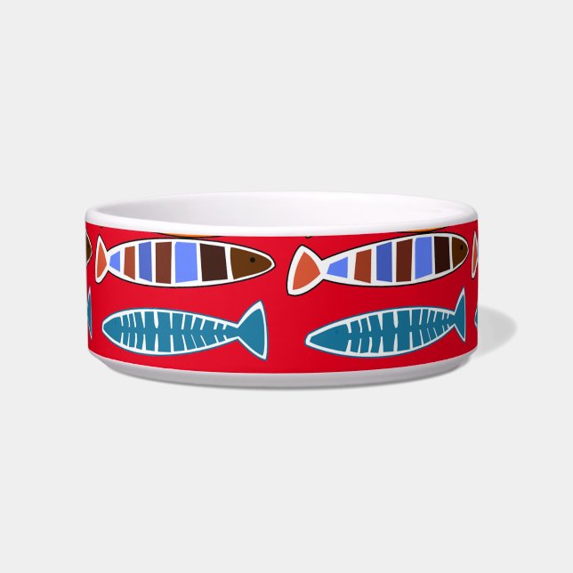 Multi-colored striped fish Thunder_Cove  Bowl (Front)