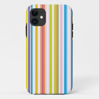 Multi Colored Stripes iPhone 11 Case
