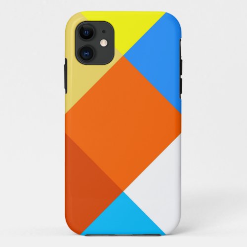 Multi Colored Stripes Pattern Art Design iPhone 11 Case