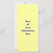Multi-colored Swirl Bookmark Rack Card (Back)