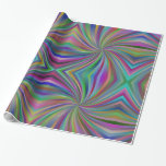 Multi-Colored Swirl Pattern Wrapping Paper