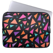 Multi-colored triangle geometric pattern
