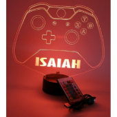 Multi-Colored Video Game Controller Night Light La (orange)