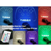 Multi-Colored Video Game Controller Night Light La (multi color)