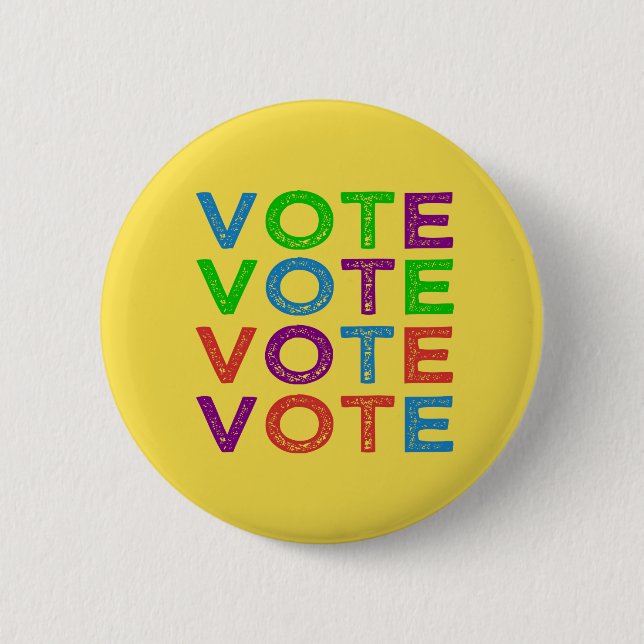 Multi-colored VOTE Button (Front)