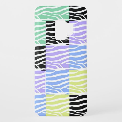 Multi Colored Zebra Fur Pattern Case_Mate Samsung Galaxy S9 Case