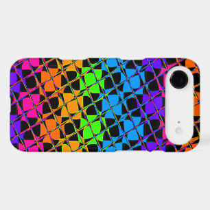 Multi colorful checkered rainbow mirror image iPhone 17 air case